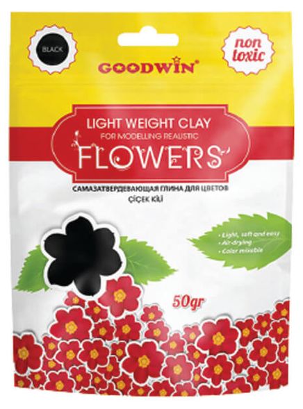 Goodwin Çiçek Kili Siyah 50 Gr