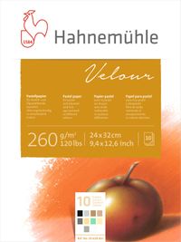 Hahnemülle Pastel Blok Velour 260Gsm 10Renk 24X32Cm