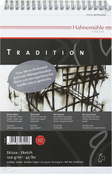 Hahnemülle Tradition Eskiz Blok 24X34 100Gsm 50 Yp