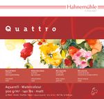 Hahnemülle Suluboya Kağıdı Blok Quatro 300Gsm 25,4X25,4Cm 10Sayfa