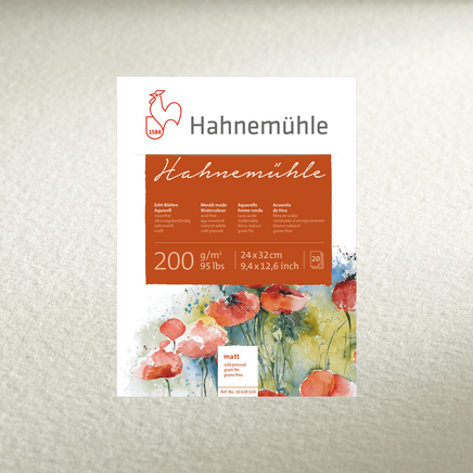 Hahnemülle Suluboya Kağıdı Blok E.Rough  230 G  20 Sheets 30*40Cm