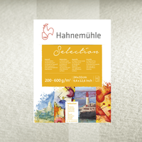 Hahnemülle Suluboya  Kağıdı Selectıon 24X32 12 Sheets