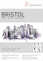 Hahnemülle Bristal A4 Pad 250Gsm 20 Sheets