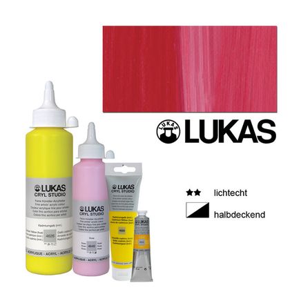 Lukas Studio Akralik Boya Civa Sülfit Kirmizi 75Ml