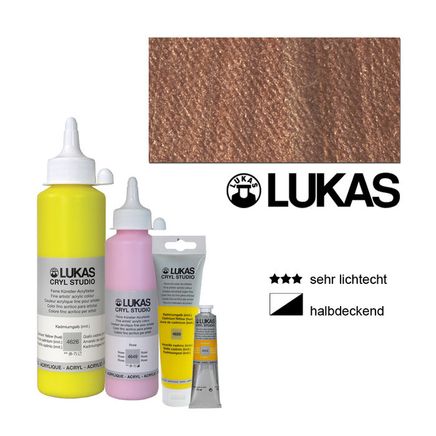 Lukas Studio Akralik Boya Metalik Bakir250Ml