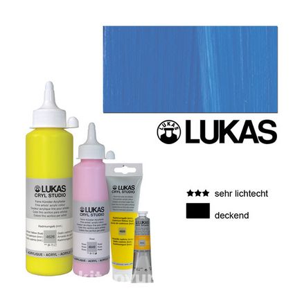 Lukas Studio Akralik Boya Primer Mavi 250Ml