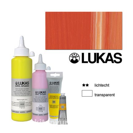 Lukas Studio Akralik Boya Kadmium Orange 250Ml