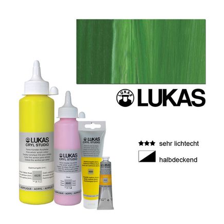 Lukas Studio Akralik Boya Permanent Yesil-Açık 75Ml