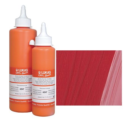 Lukas Liquid Akralik Boya Cadmium Kırmızı-Koyu 250Ml