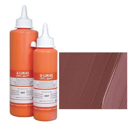 Lukas Liquid Akralik Boya İngiliz Kırmızı-Koyu 250Ml