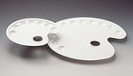 Lukas Oval Plastik Palet 17X24 Cm