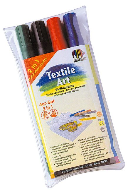 Nerchau Tekstil Kalemi 4 Lü Paket