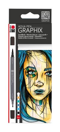 Marabu Aqua Pen Metroplıtan 6Lı