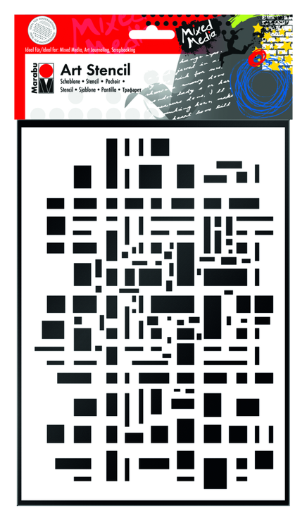 Marabu Sanatsalstencil Dına4 Growing Dots