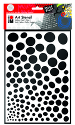 Marabu Sanatsal Şablon Dına4 Growing Dots