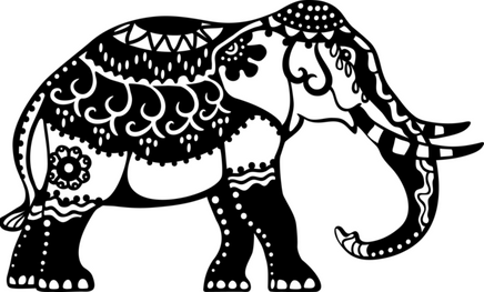 Marabu Şablon A4 İndion Elephont