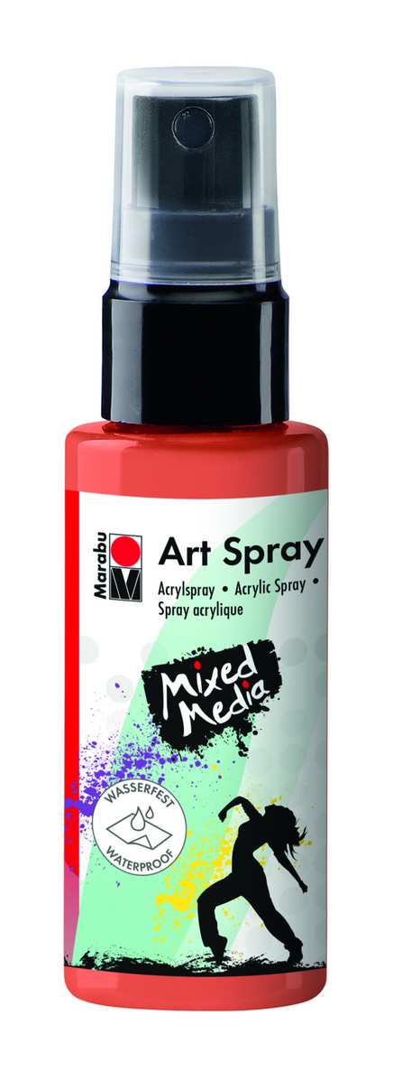 Marabu Art Spray 023 50Ml Red Orange