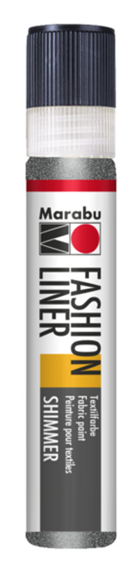 Marabu Fashıon Lıner 574 Simli Black