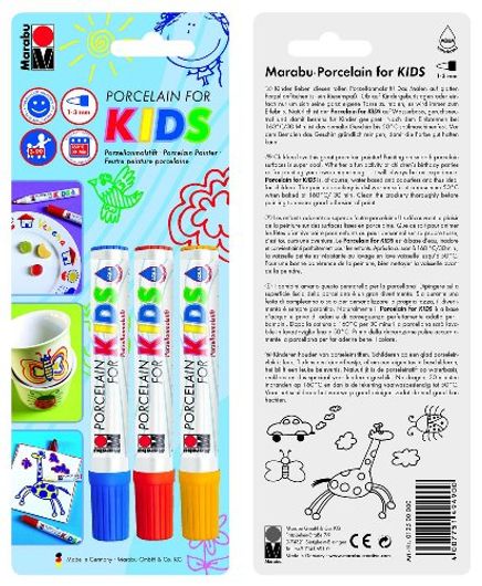 Marabu Çocuk İçin Porselen Boyama Kalemi 3X1-3Mm