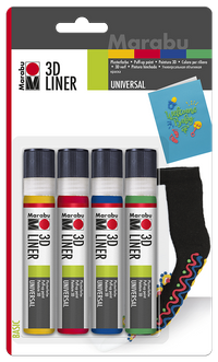 Marabu 3D Liner 4X25Ml