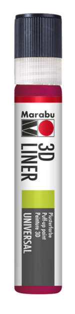 Marabu 3D Liner 638 25Ml Ruby Kırmızı