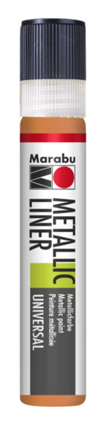 Marabu Metallic Liner 713 25Ml Orange
