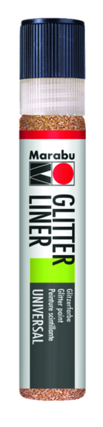 Marabu Glıtter Lıner 586 Altın Kırmızı