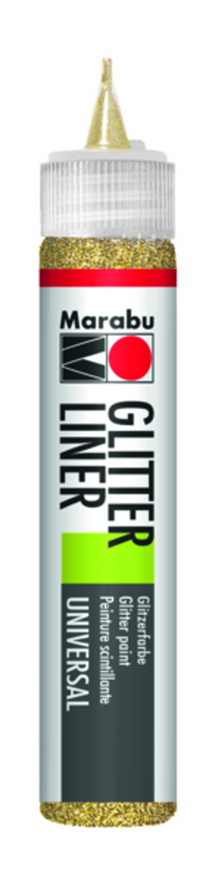 Marabu Glitter Lier 1X25Ml Glitter-Gold