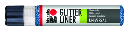 Marabu Glitter Lier 1X25Ml Glitter-Sapphi