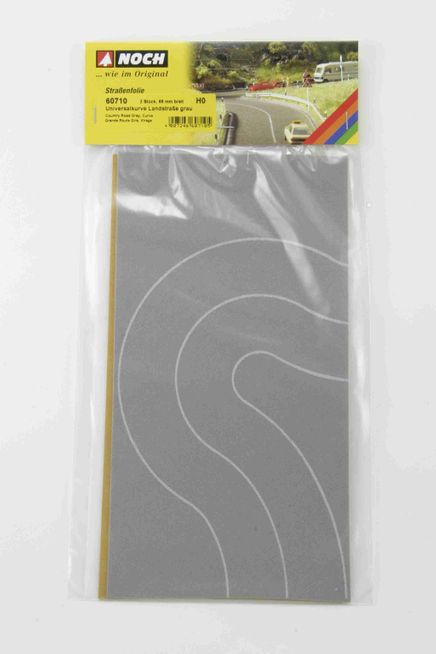 Noch Taşrayolu Gri Eğri 6,6 Cm