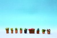 Noch Saksıda Çiçekler 9 Laser Cut Minis+