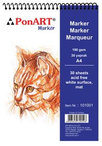 Ponart Marker Pad 190Gr A4