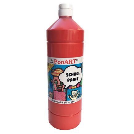 Ponart School Paınt 1000Ml  A.Kırmızı