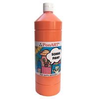 Ponart School Paınt 1000Ml Turuncu