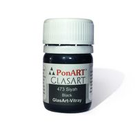 Ponart Glass Art 20 Ml Siyah