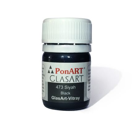 Ponart Glass Art 20 Ml Siyah