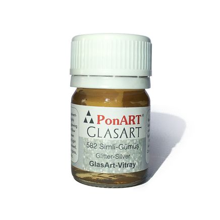 Ponart Glass Art 20 Ml Gümüş