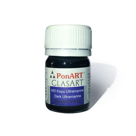 Ponart Glass Art 20 Ml Koyu Ultramarine