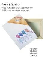 Ponart 18X24 Basics Kalite Tuval