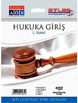 Hukuka Giriş - 1.Sınıf - AÖS Çözümlü Soru Bankası (4 VCD + 1 Kitap)