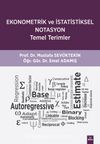 Ekonometrik ve İstatistiksel Notasyon Temel Terimler