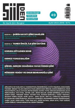 Şiirden İki Aylık Şiir Dergisi Sayı:49 Eylül-Ekim 2018