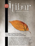 Sayı:85 Ekim 2018 İtibar Edebiyat ve Fikriyat Dergisi