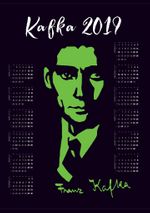 2019 Takvimli Poster - Yazarlar - Kafka