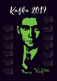 2019 Takvimli Poster - Yazarlar - Kafka