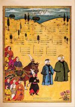 2019 Takvimli Poster - Minyatürler - Surname - Hediye At