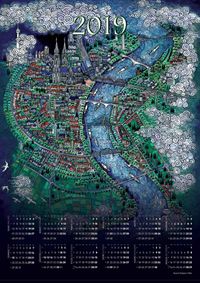 2019 Takvimli Poster - Minyatürler - Nusret Çolpan - Köln