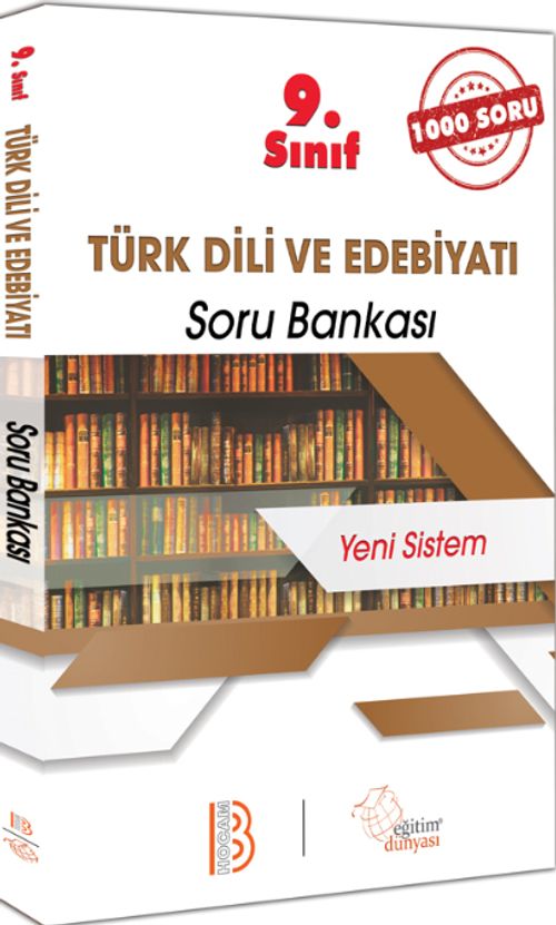 9. Sınıf Türk Dili ve Edebiyatı 1000 Soru Bankası 