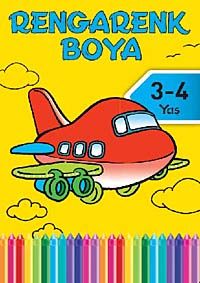Rengarenk Boya -1 / 3-4 Yaş Sarı Kitap
