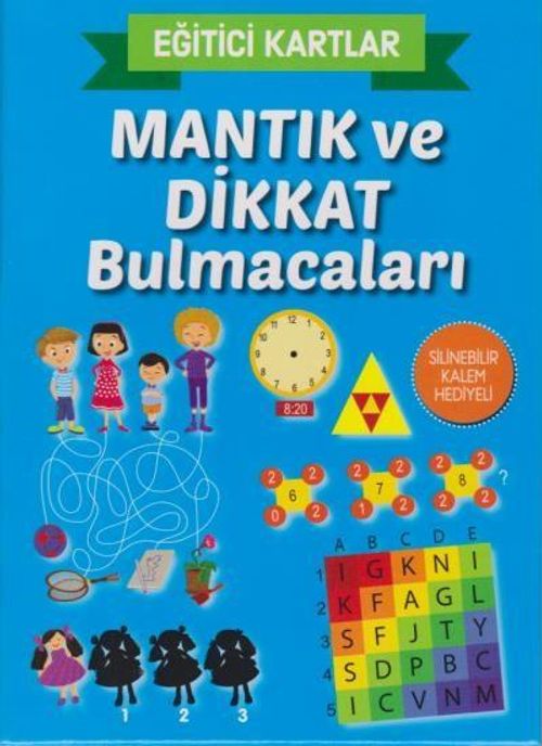 Mantık ve Dikkat Bulmacaları / Etkinlik Kartları